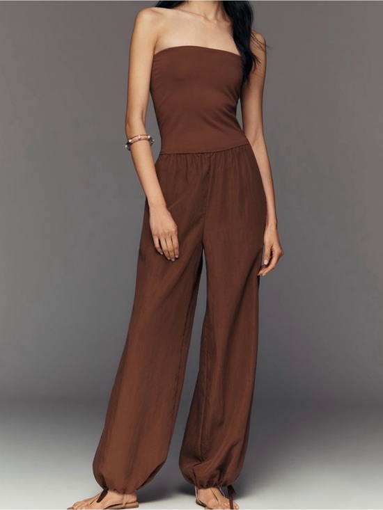 Anthropologie Pants - Maeve Strapless Twofer Jumpsuit